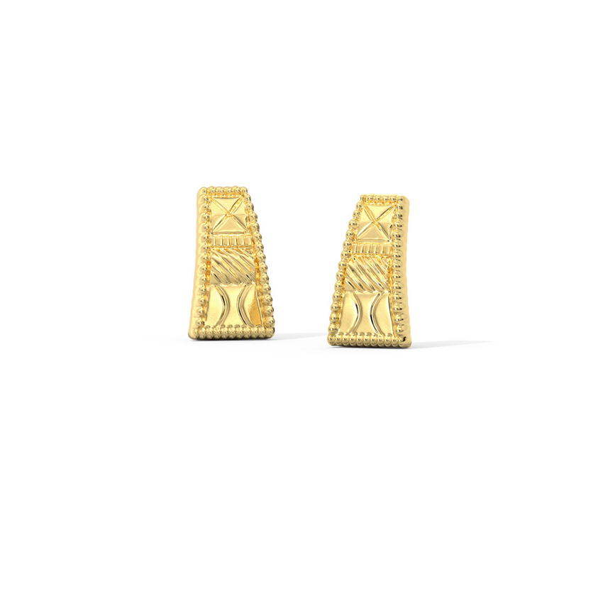 Ratna Arch Gold Stud Earrings Ratna Arch Gold Stud Earrings
