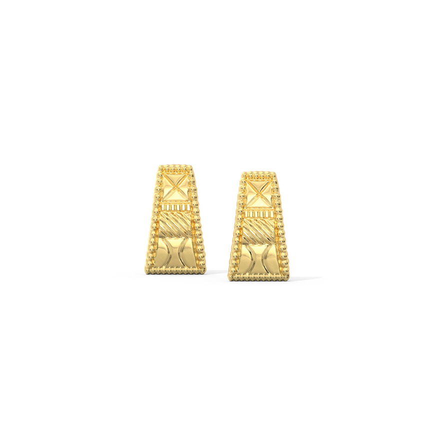 Ratna Arch Gold Stud Earrings Ratna Arch Gold Stud Earrings