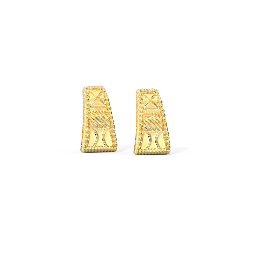 Ratna Arch Gold Stud Earrings Ratna Arch Gold Stud Earrings