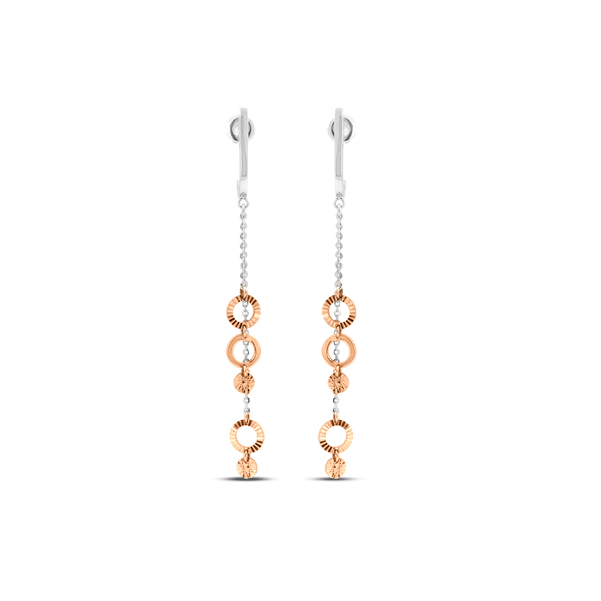 Ultimate Orb Platinum Drop Earrings