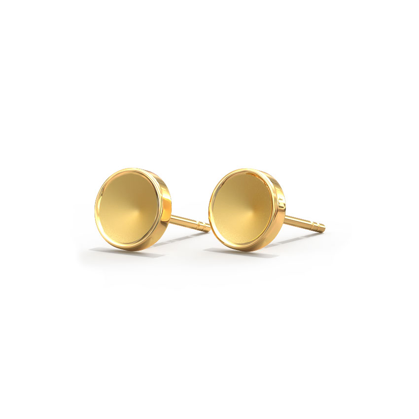Cute Circlet Stud Earrings