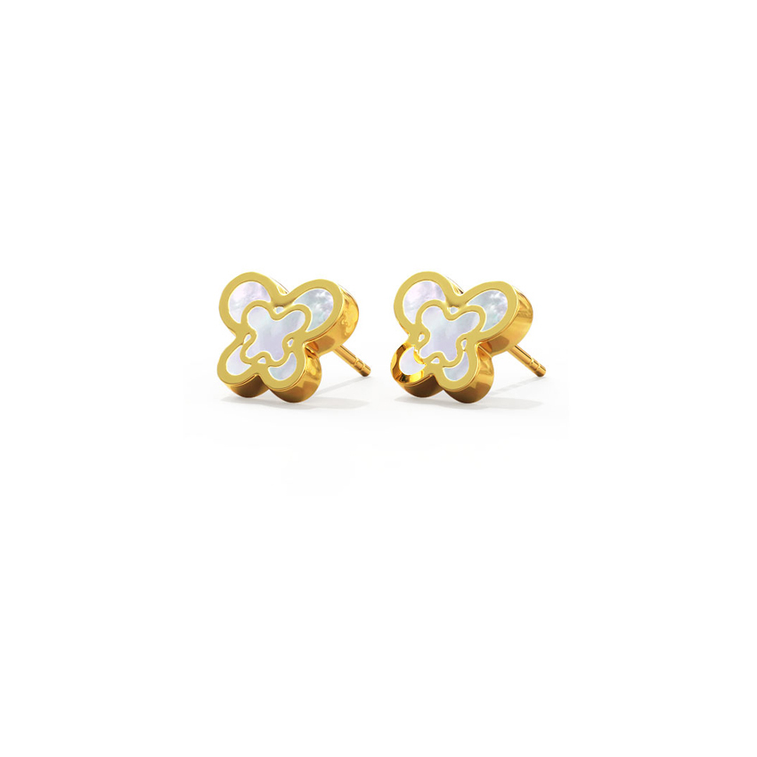 Fly Away Mother of Pearl Kids' Earrings