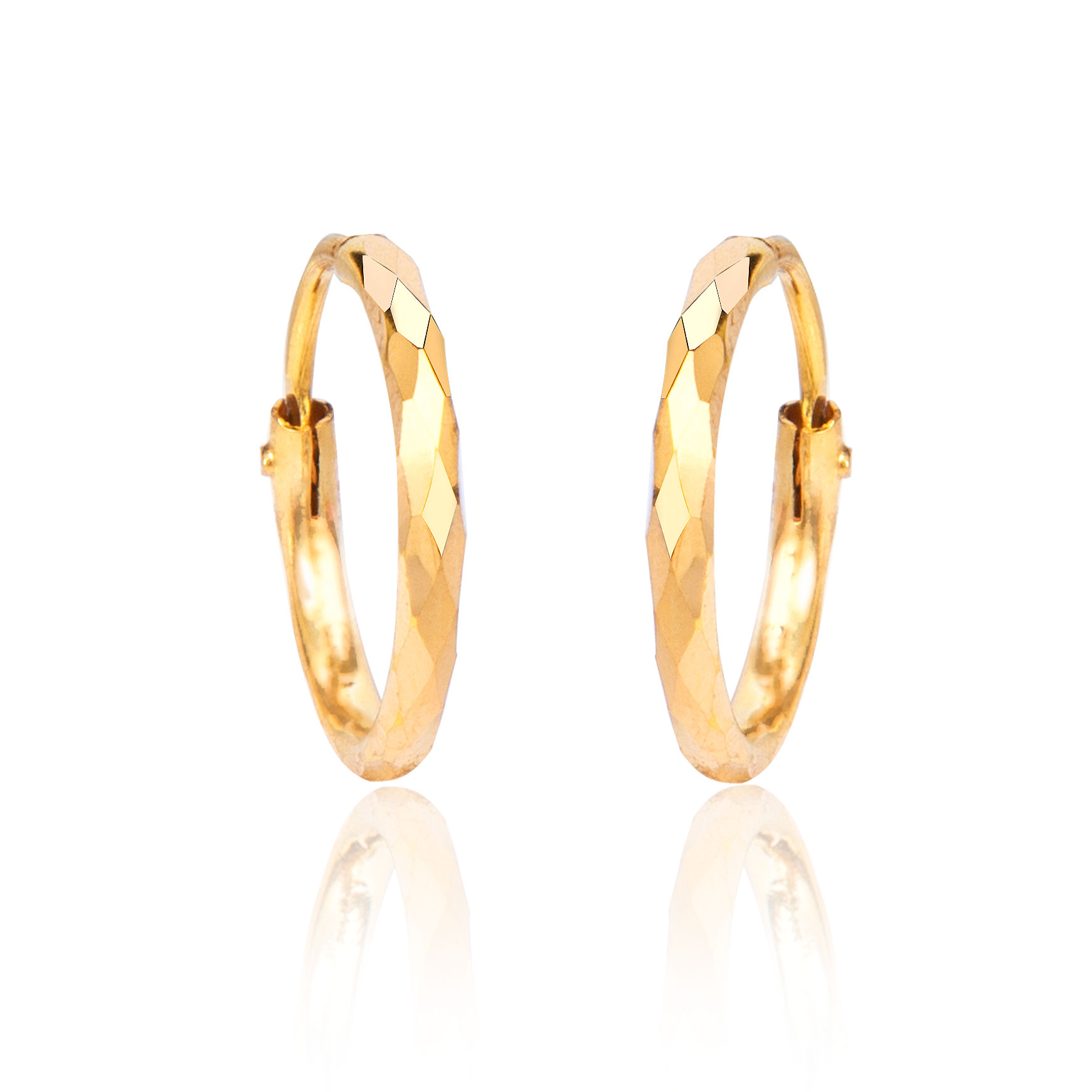 Latika Gold Hoop Earrings