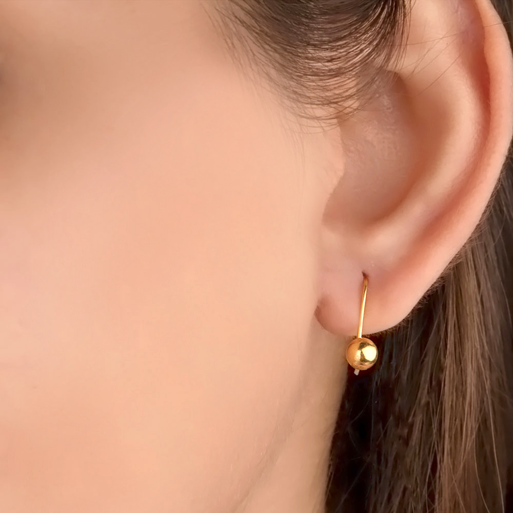 Daani Gold Drop Earrings