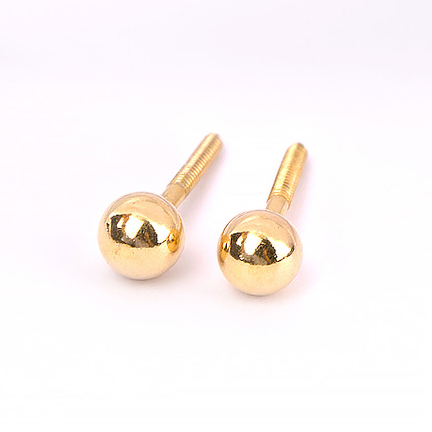 Richa Gold Stud Earrings