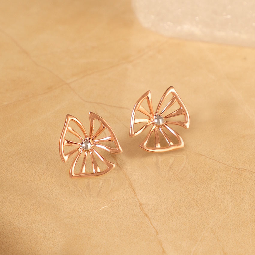 Petite Petal Gold Stud Earrings Petite Petal Gold Stud Earrings