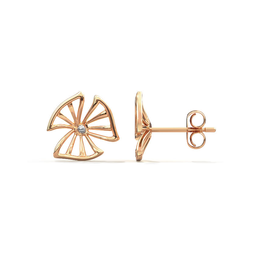 Petite Petal Gold Stud Earrings Petite Petal Gold Stud Earrings