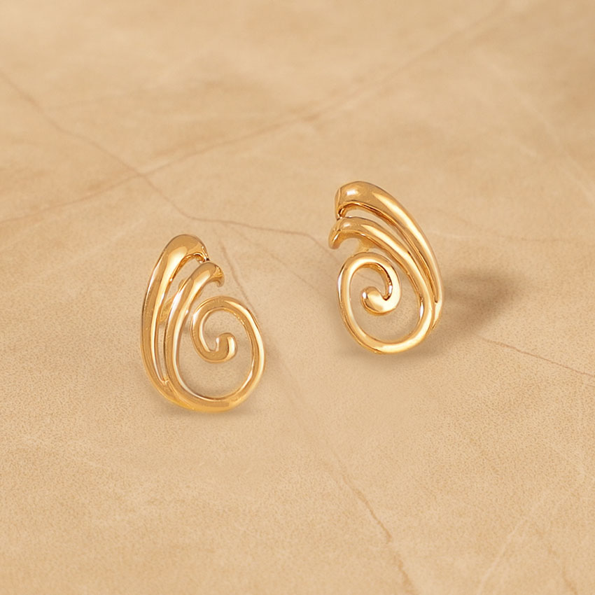 Lucy Gold Stud Earrings Lucy Gold Stud Earrings