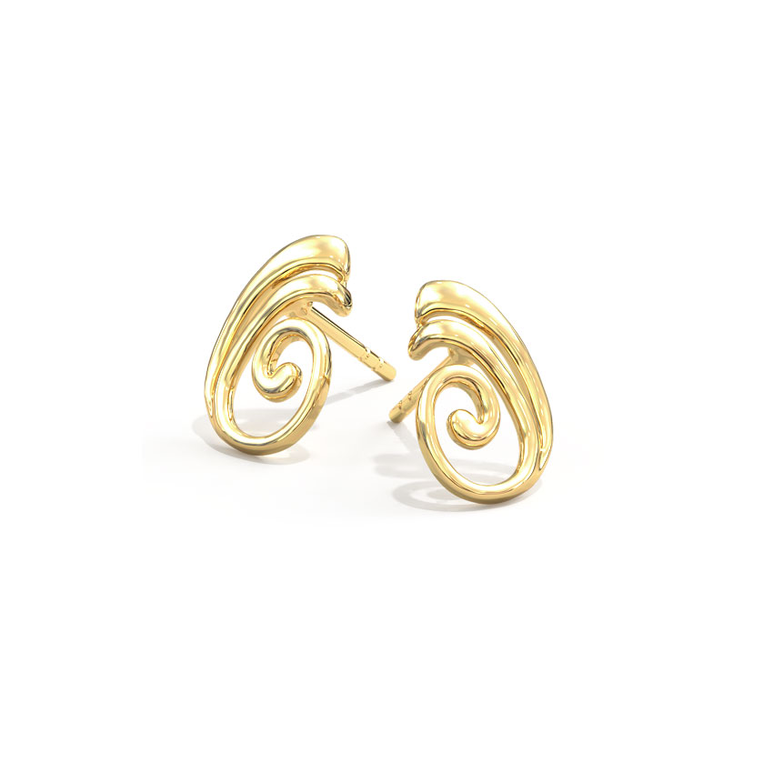 Lucy Gold Stud Earrings Lucy Gold Stud Earrings