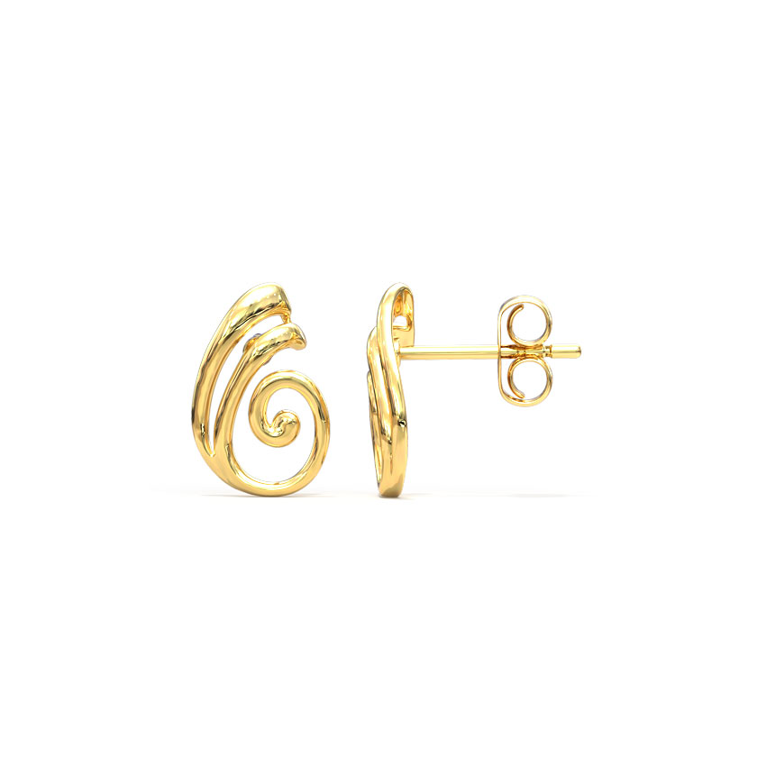 Lucy Gold Stud Earrings Lucy Gold Stud Earrings