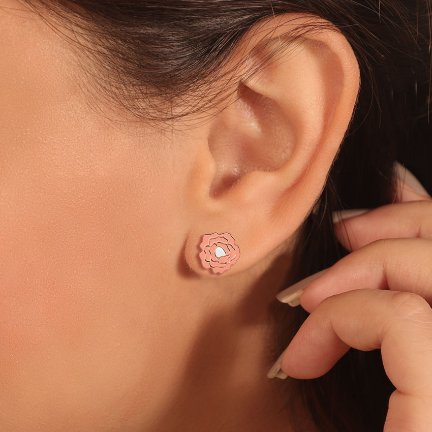 Cherish Floret Gold Stud Earrings Cherish Floret Gold Stud Earrings