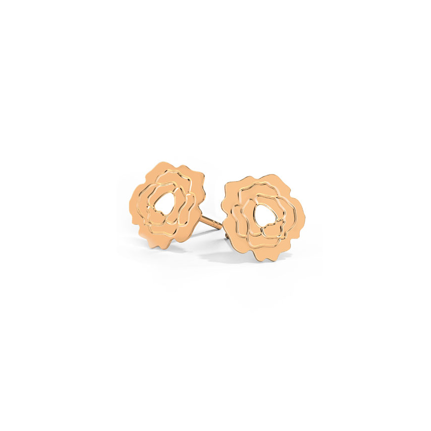 Cherish Floret Gold Stud Earrings Cherish Floret Gold Stud Earrings