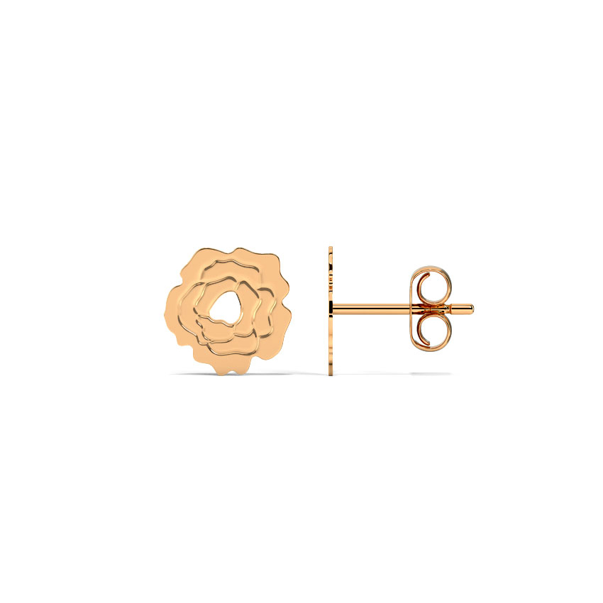 Cherish Floret Gold Stud Earrings Cherish Floret Gold Stud Earrings