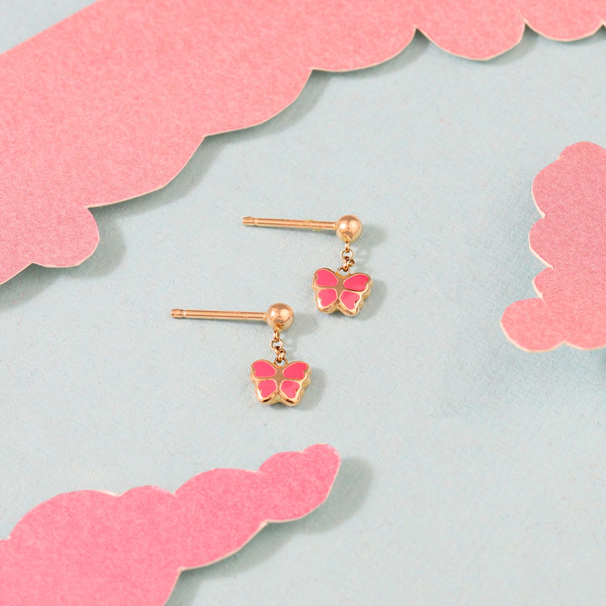 Butterfly Flutter Kids' Earrings