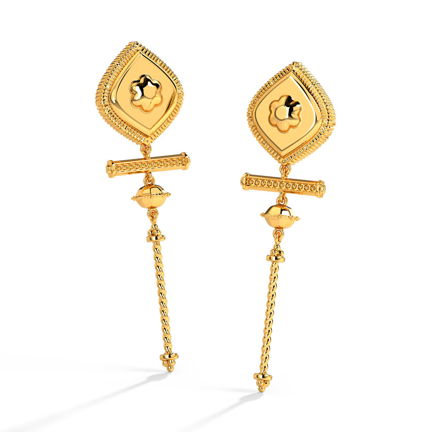 Kalki Gold Drop Earrings