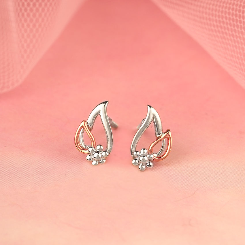 Classic Paisley Stud Earrings