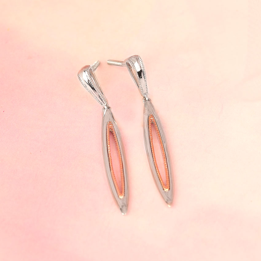 Sleek Marquise Drop Earrings