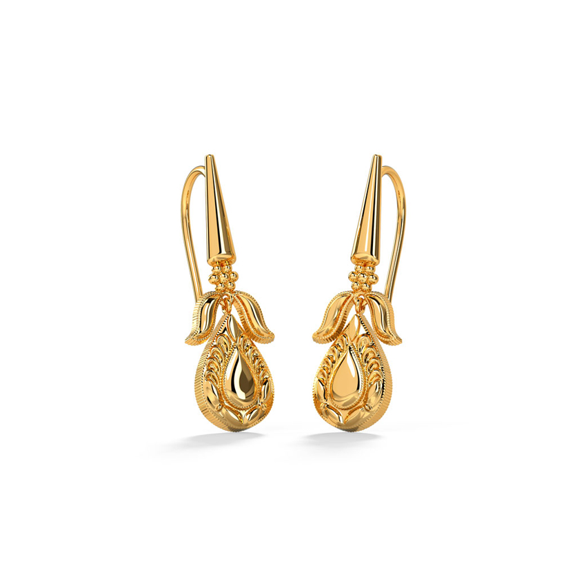 Nishika Gold Drop Earrings Nishika Gold Drop Earrings