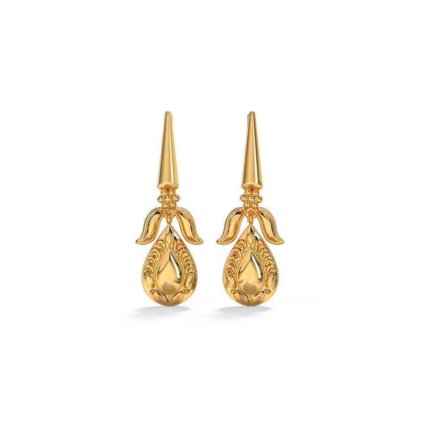 Nishika Gold Drop Earrings Nishika Gold Drop Earrings