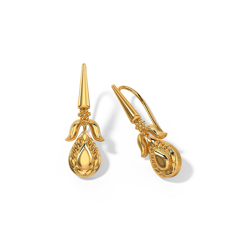 Nishika Gold Drop Earrings Nishika Gold Drop Earrings