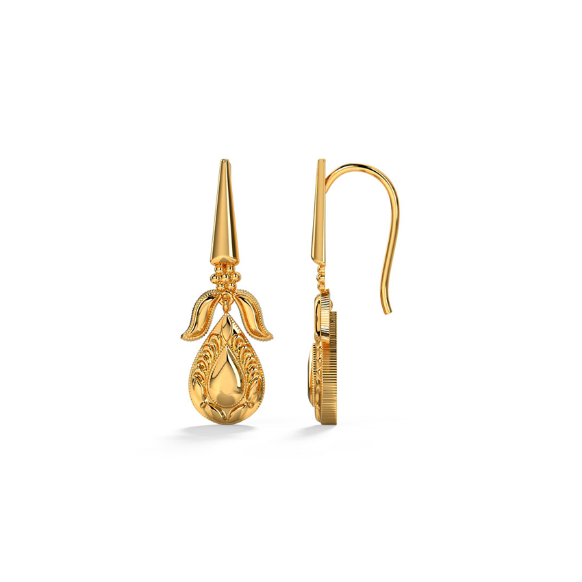 Nishika Gold Drop Earrings Nishika Gold Drop Earrings