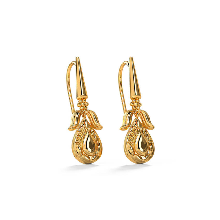 Nishika Gold Drop Earrings Nishika Gold Drop Earrings