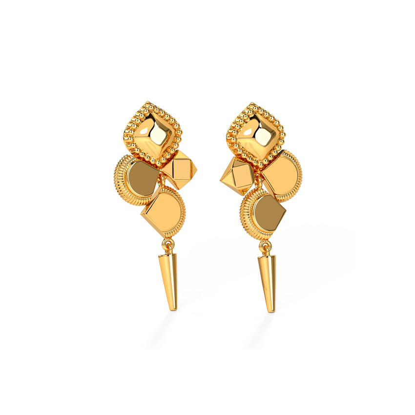 Preeta Gold Drop Earrings Preeta Gold Drop Earrings