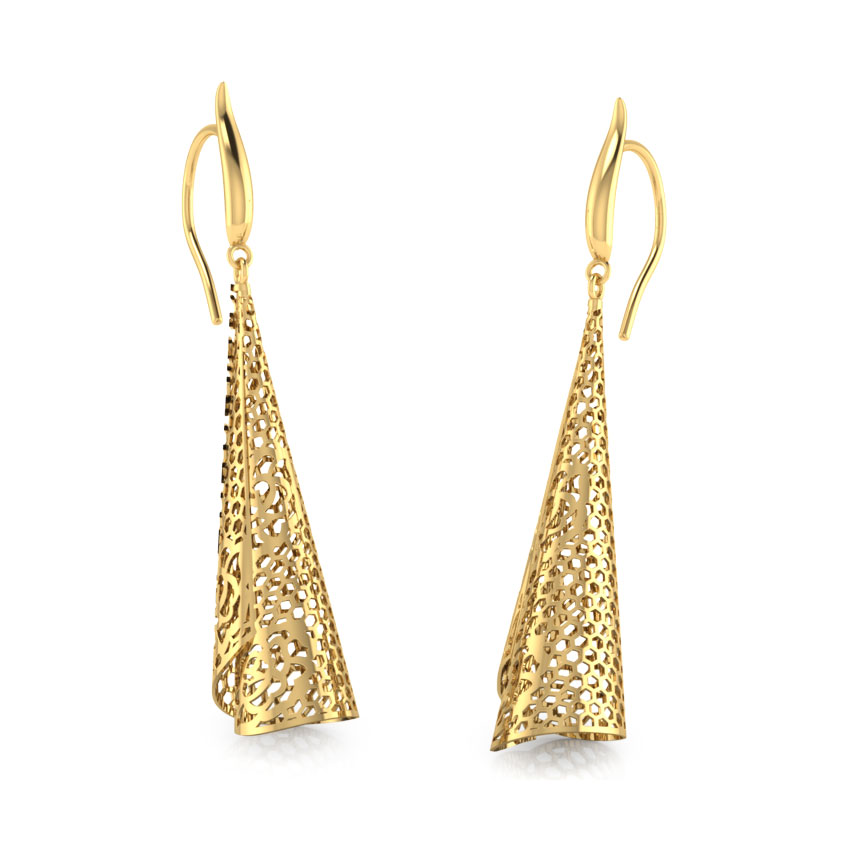 Bloom Ruffle Drop Earrings