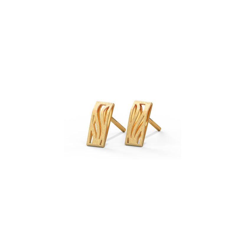 Waves Cutout Stud Earrings