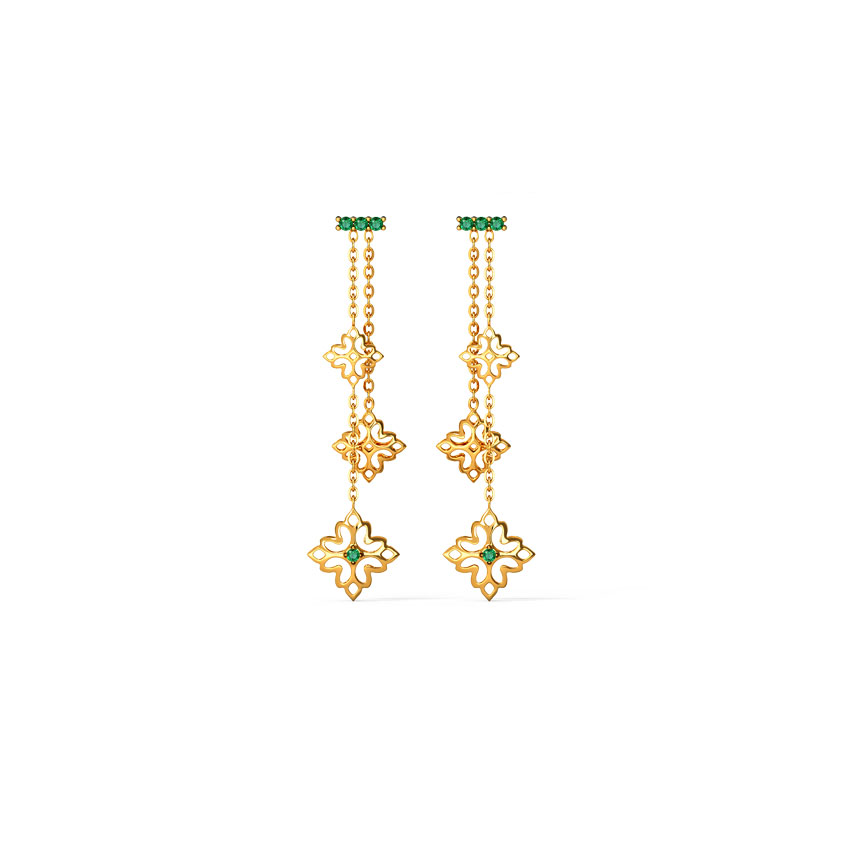 Nitara Cutout Drop Earrings