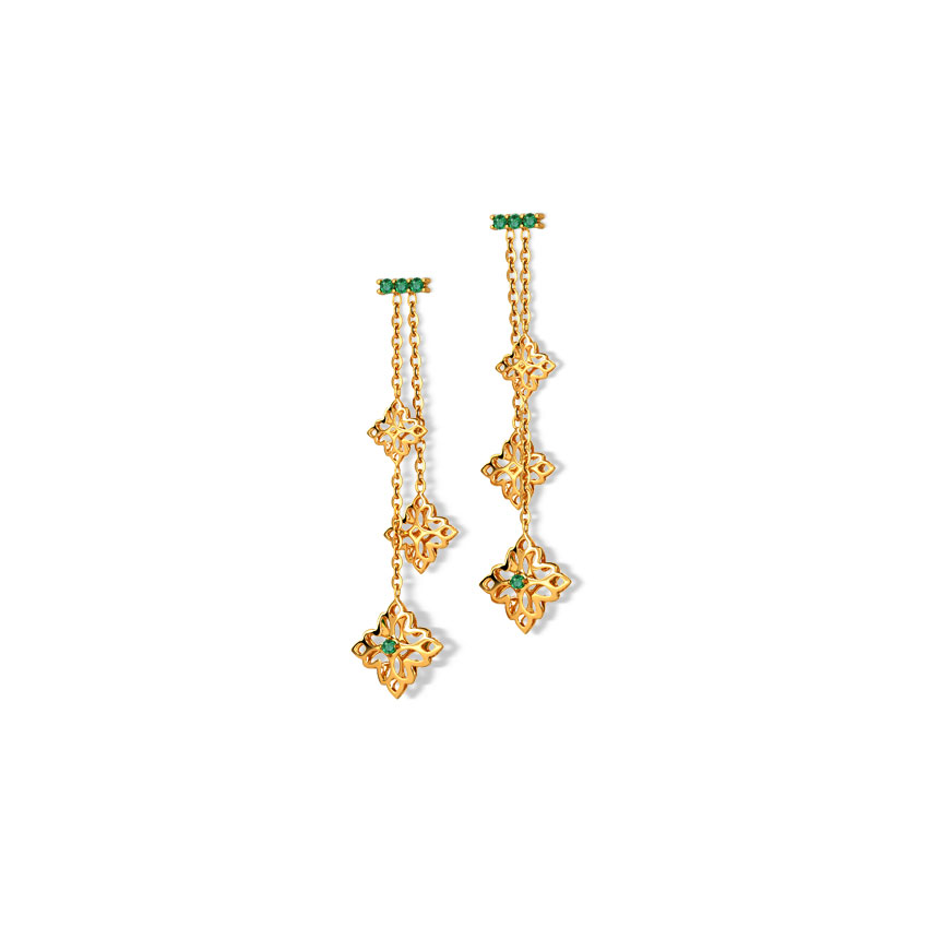 Nitara Cutout Drop Earrings