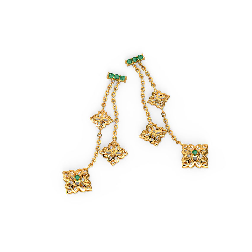 Nitara Cutout Drop Earrings