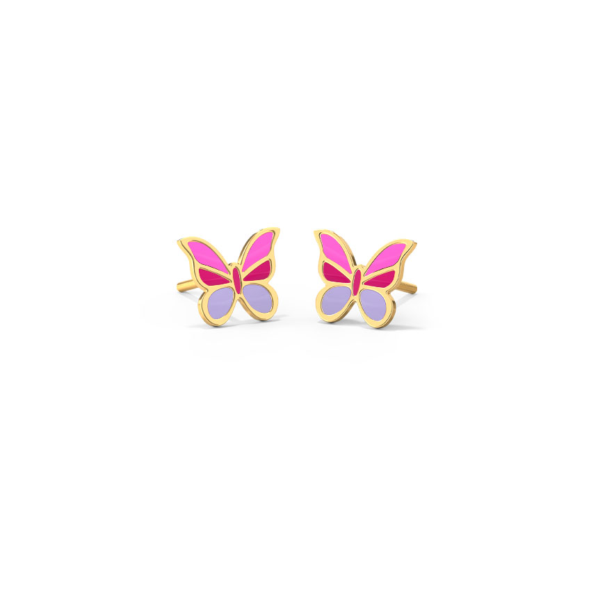 Violet Flutter Kids' Earrings