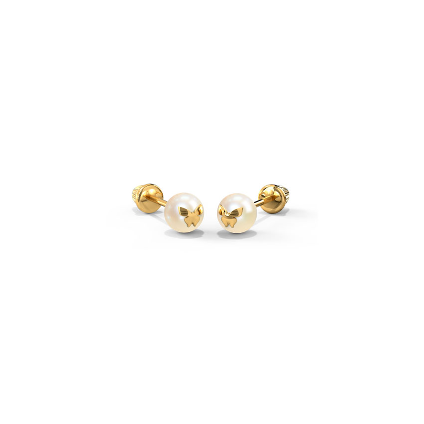Flutter Pearl Kids' Earrings