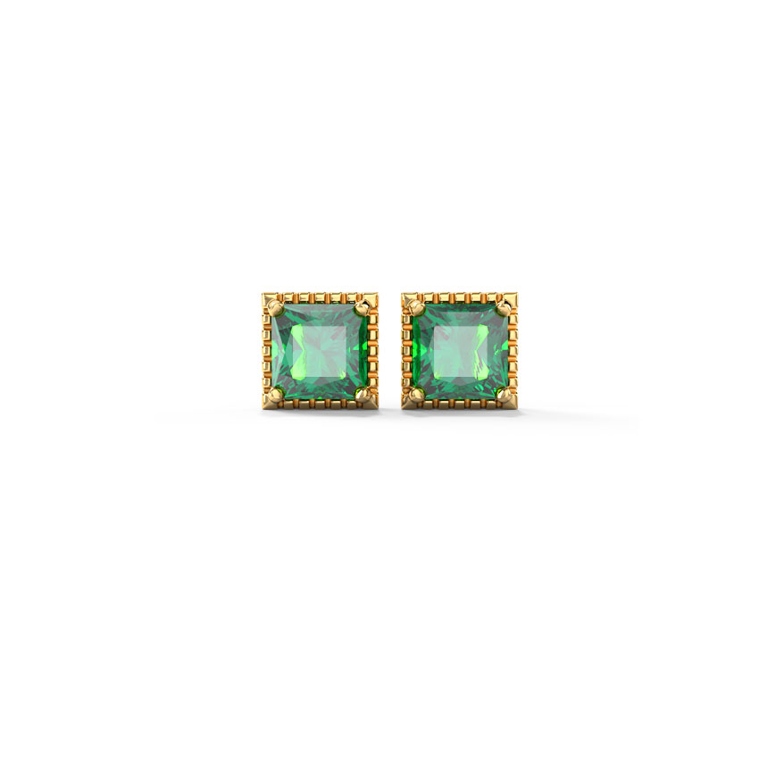 Bella Classy Gemstone Stud Earrings