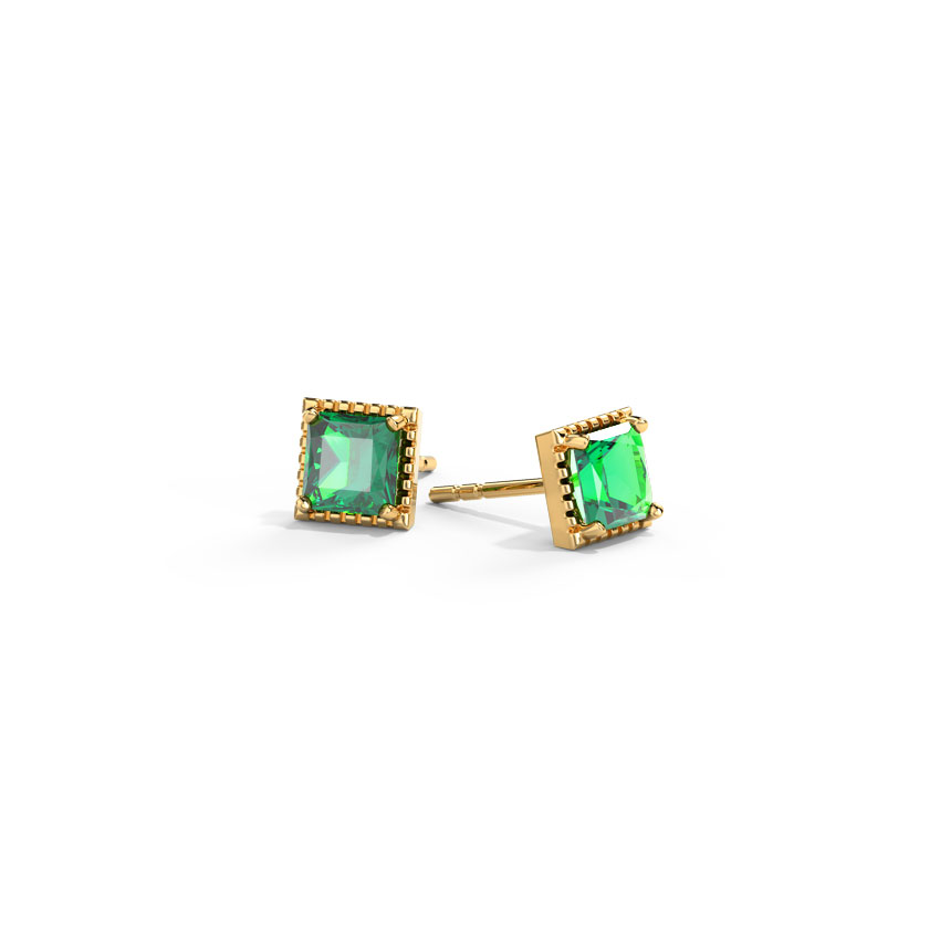 Bella Classy Gemstone Stud Earrings