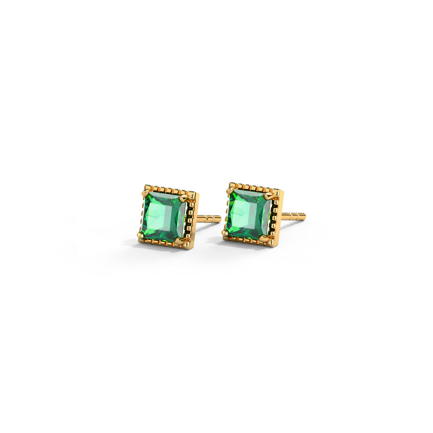 Bella Classy Gemstone Stud Earrings