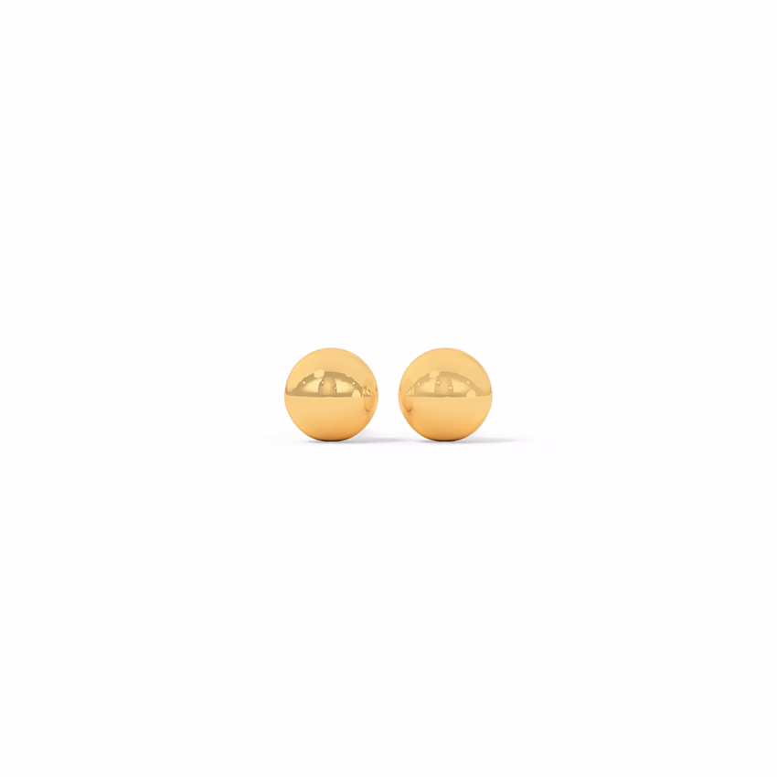 Gold Earrings 18 Karat Yellow Gold Gildora Gold Stud Earrings for Kids
