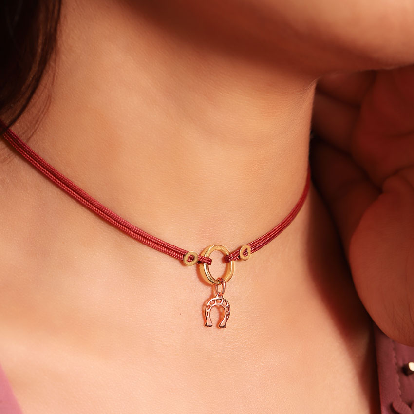 Horseshoe Good Luck Gold Charm