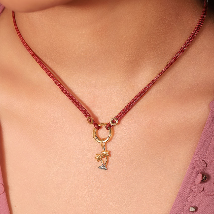 Palm Tree Gold Travel Charm