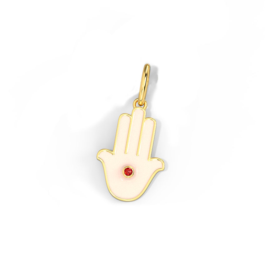 Hamsa Good Luck Gold Charm