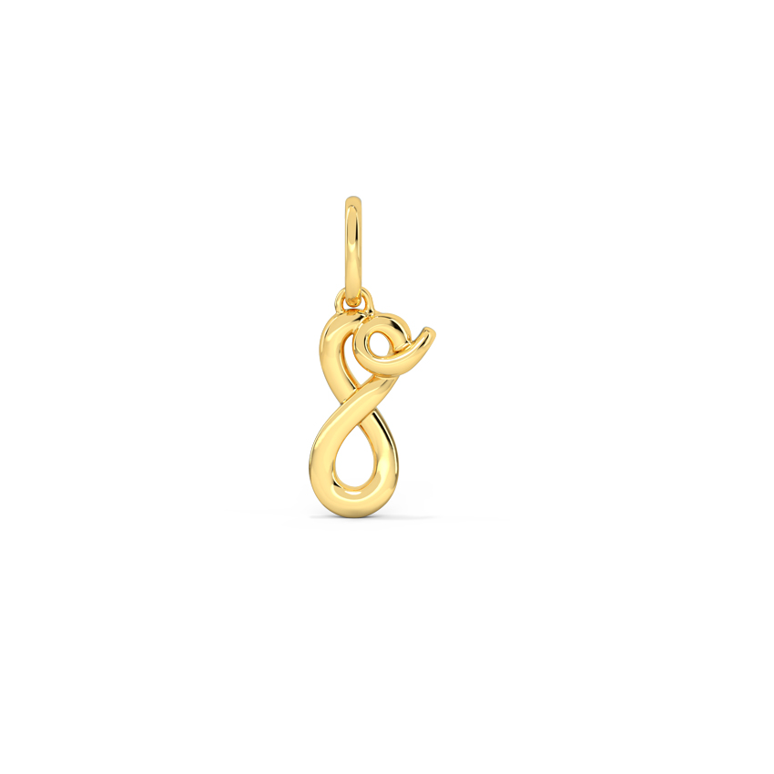 Number 8 Cursive Charm