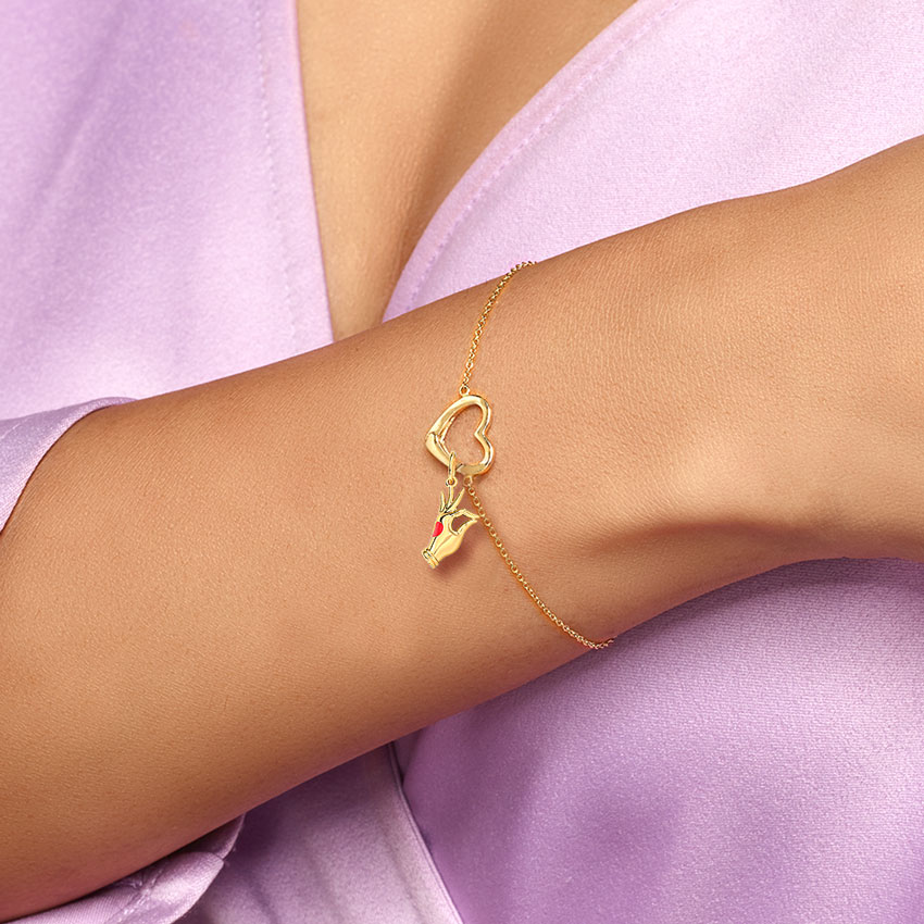 Shakti Mudra Gold Charm Shakti Mudra Gold Charm