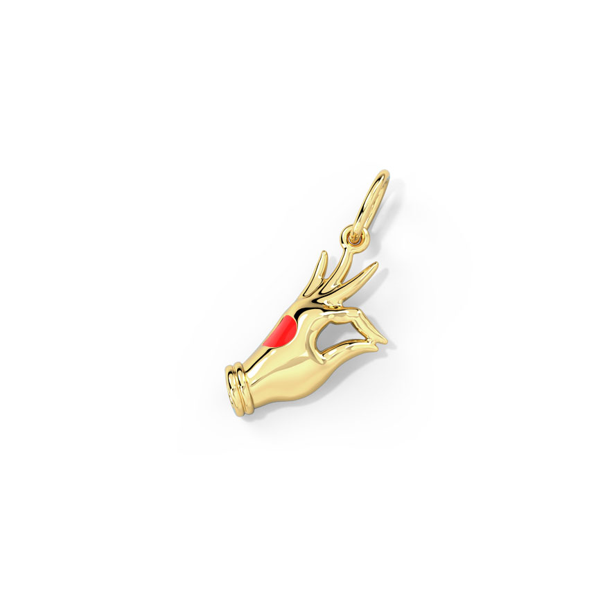 Shakti Mudra Gold Charm Shakti Mudra Gold Charm