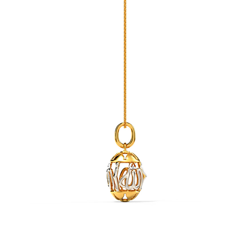 Beautiful Allah Gold Charm/Pendant