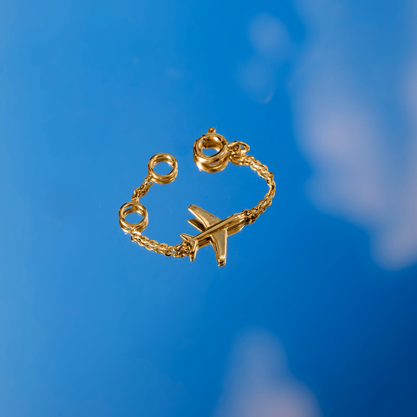 Gold Charms 9 Karat Yellow Gold Aero Bliss Gold Watch Charm