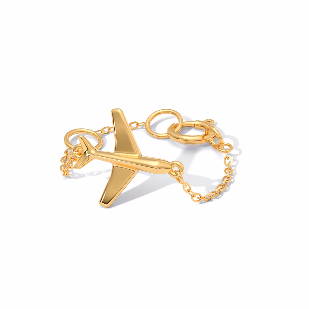 Gold Charms 9 Karat Yellow Gold Aero Bliss Gold Watch Charm