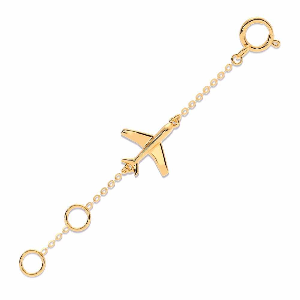 Gold Charms 9 Karat Yellow Gold Aero Bliss Gold Watch Charm