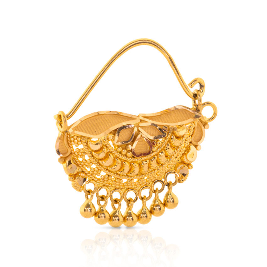 Joly Beaded Gold Nath