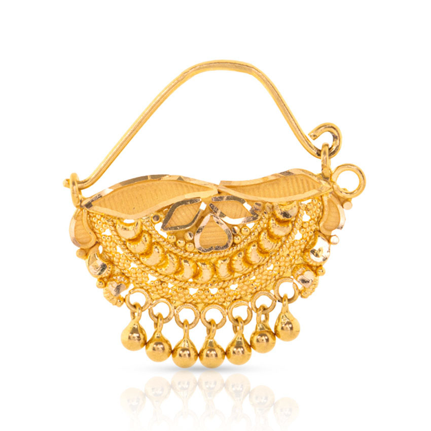 Joly Beaded Gold Nath